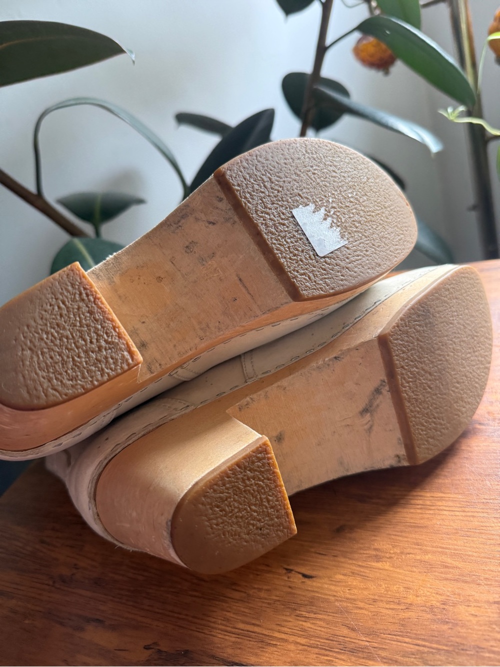 TOFFEL SWEDEN size 37 Womens Beige Suede Zip Ankle Booties - Picture 7 of 15